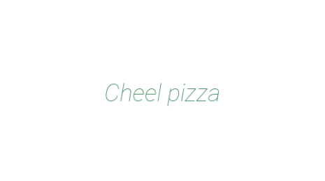 Логотип компании Cheel pizza