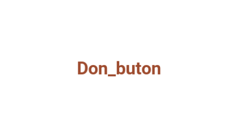 Логотип компании Don_buton