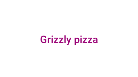 Логотип компании Grizzly pizza