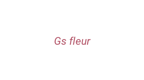 Логотип компании Gs fleur