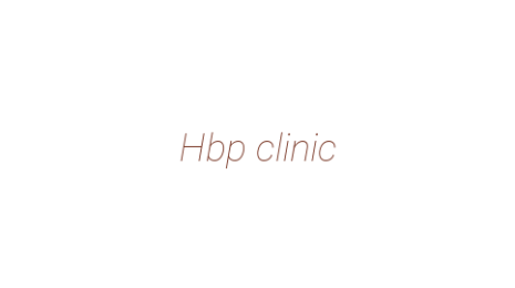 Логотип компании Hbp clinic