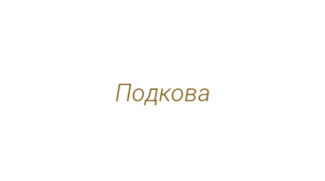 Логотип компании Подкова