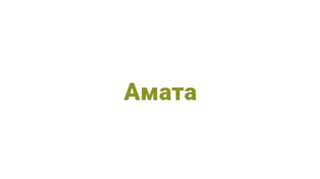 Логотип компании Амата
