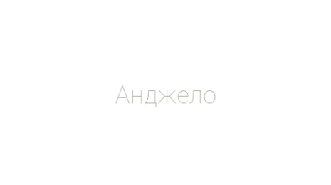 Логотип компании Анджело