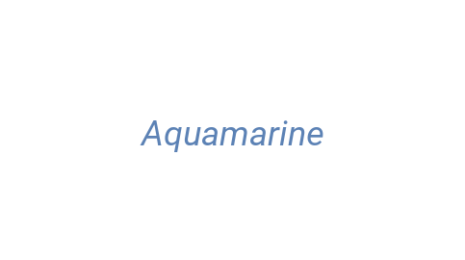 Логотип компании Aquamarine