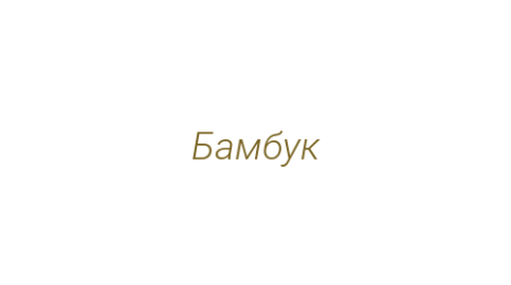 Логотип компании Бамбук