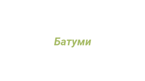 Логотип компании Батуми