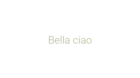 Логотип компании Bella ciao