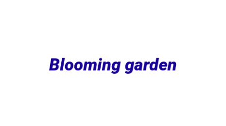 Логотип компании Blooming garden