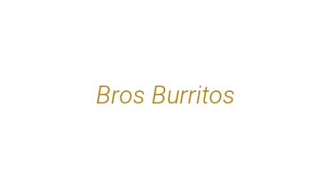 Логотип компании Bros Burritos