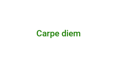 Логотип компании Carpe diem
