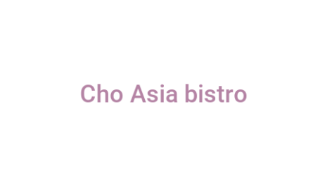 Логотип компании Cho Asia bistro