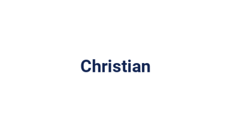 Логотип компании Christian