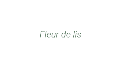 Логотип компании Fleur de lis