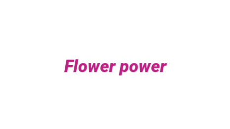 Логотип компании Flower power