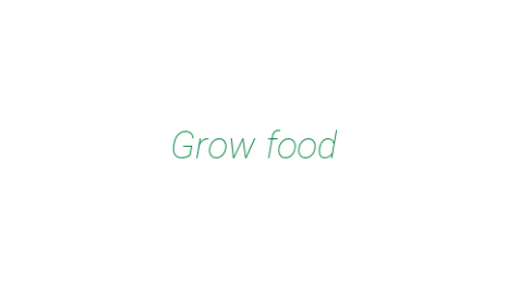 Логотип компании Grow food
