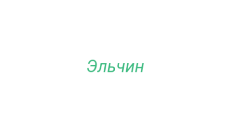Логотип компании Эльчин