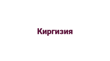 Логотип компании Киргизия