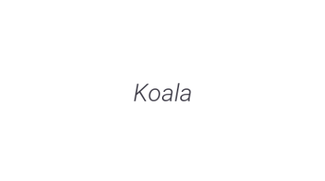 Логотип компании Koala