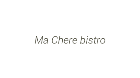 Логотип компании Ma Chere bistro