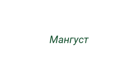 Логотип компании Мангуст