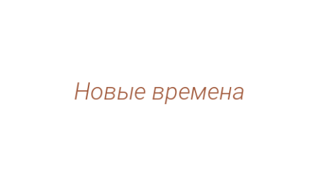 Логотип компании Новые времена