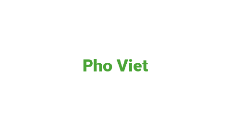 Логотип компании Pho Viet