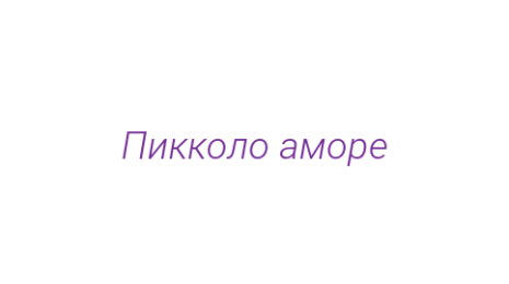 Логотип компании Пикколо аморе