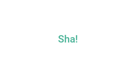 Логотип компании Sha!