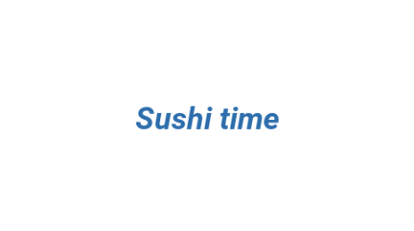 Логотип компании Sushi time