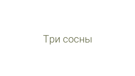 Логотип компании Три сосны