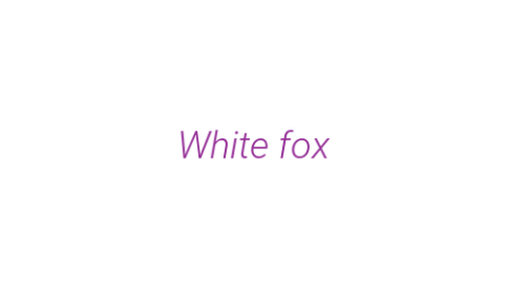 Логотип компании White fox