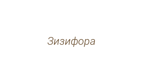 Логотип компании Зизифора
