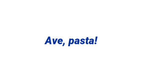 Логотип компании Ave, pasta!
