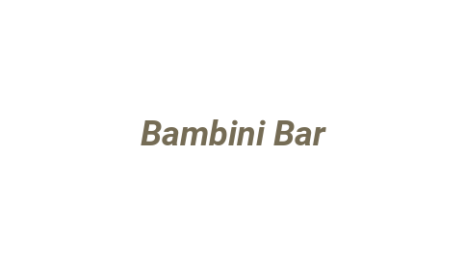 Логотип компании Bambini Bar