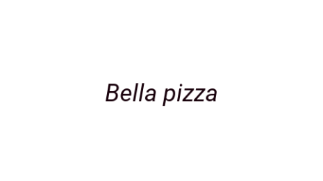 Логотип компании Bella pizza