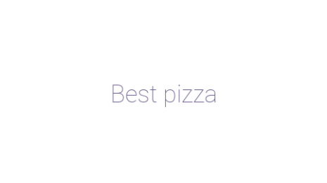 Логотип компании Best pizza