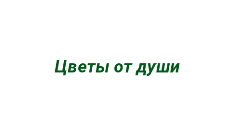 Логотип компании Цветы от души