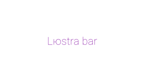 Логотип компании Lюstra bar