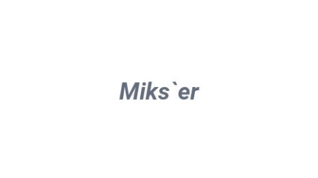 Логотип компании Miks`er