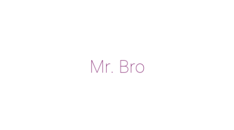 Логотип компании Mr. Bro