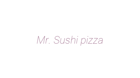 Логотип компании Mr. Sushi pizza