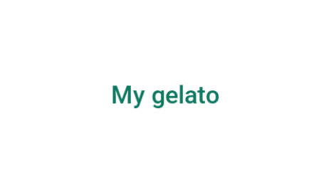 Логотип компании My gelato