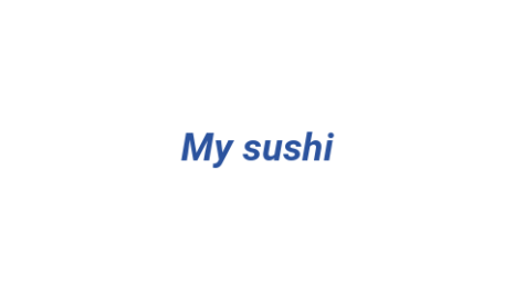 Логотип компании My sushi