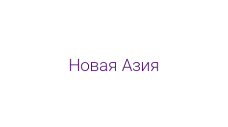 Логотип компании Новая Азия