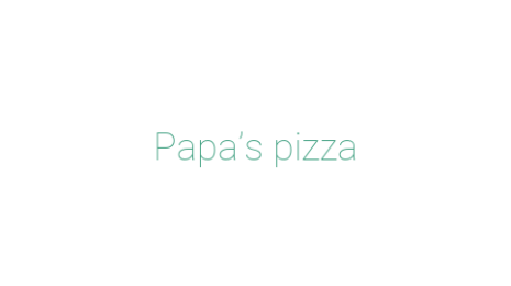 Логотип компании Papa’s pizza