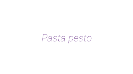 Логотип компании Pasta pesto