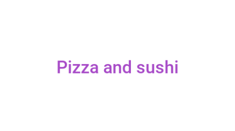 Логотип компании Pizza and sushi