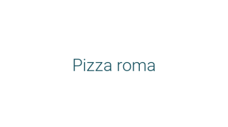 Логотип компании Pizza roma