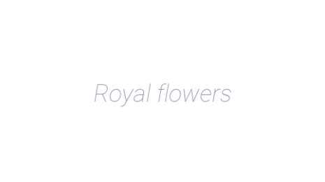 Логотип компании Royal flowers